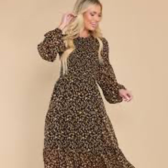 Mink Pink Mira Shirred Midi Dress XS - Picture 11 of 11